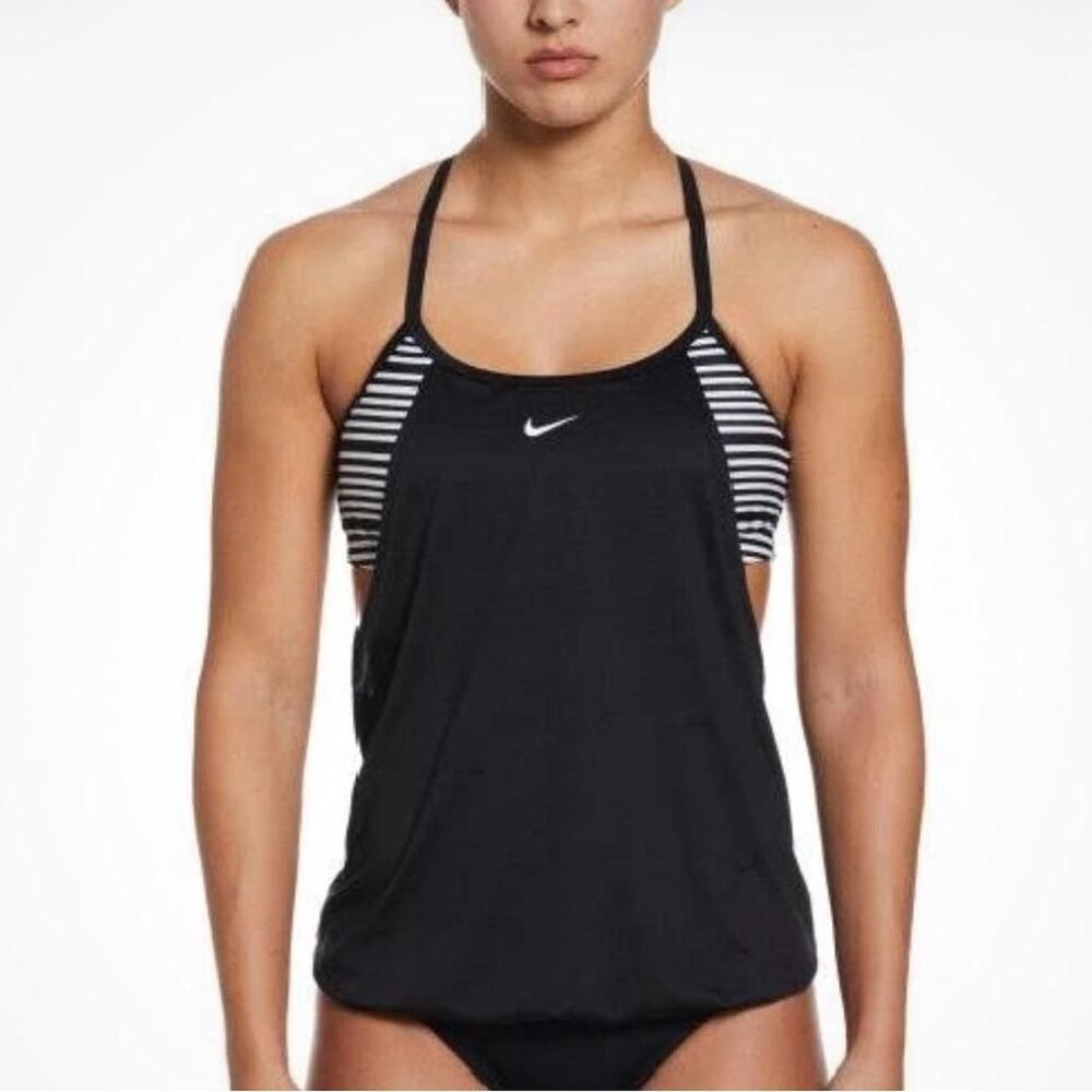 Nike Women's Black Bikini-and-tankini-tops